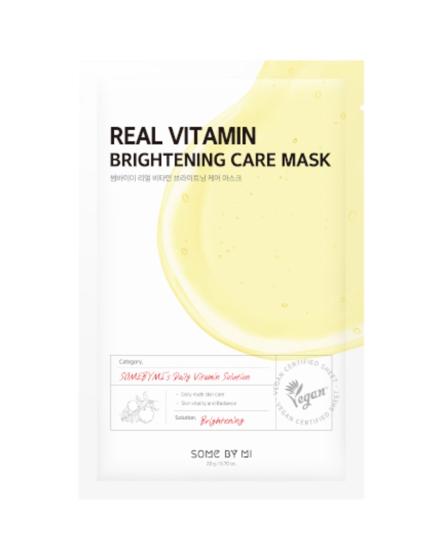 Real Vitamin Brightening Care Mask - Hautpflegeshop24