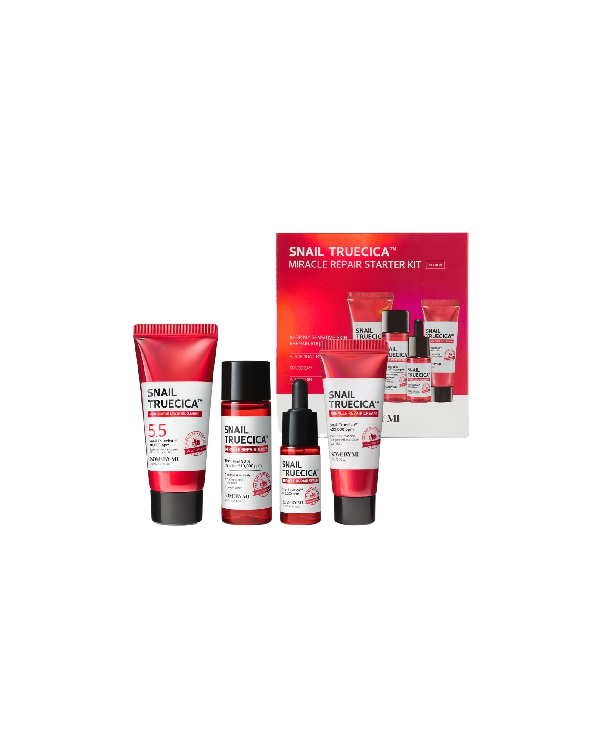 Snail TrueCICA Miracle Repair Starter Kit - Hautpflegeshop24